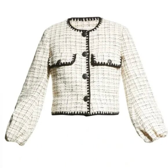 NEW Veronica Beard Modern Day Tweed Jacket - Picture 6 of 7